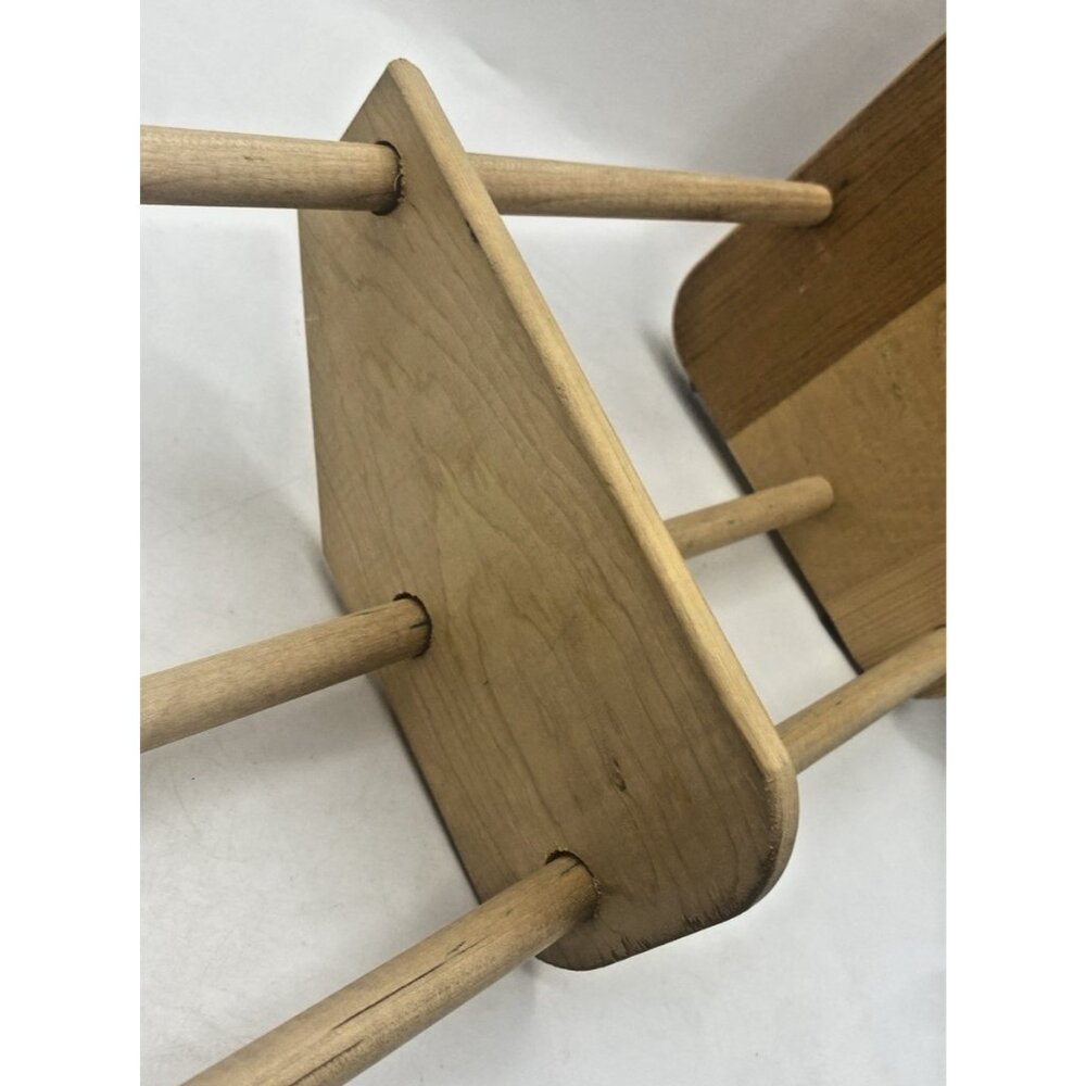 Napa Valley Box Co Wood 42 CD DVD Book Storage Rack Adjustable Shelf Organizer - Picture 14 of 16